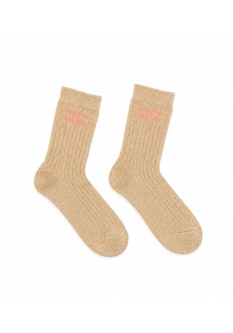 Calzino con logo ELISABETTA FRANCHI KIDS | EFCZ005 C TV156C063